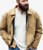 Jordan Davis Cracker Barrel Pop-Up Brown Jacket