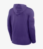 Kevin O’Connell Preseason 2025 Vikings Purple Hoodie