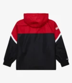 Mitchell & Ness Scarlet San Francisco 49ers Tie Breaker Anorak Half-Zip Windbreaker Jacket