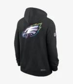 Philadelphia Eagles Nike Black 2025 NFL Crucial Catch Sideline Hoodie