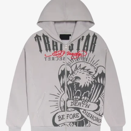 Trapstar x Ed Hardy DBD Zip-Up Hoodie