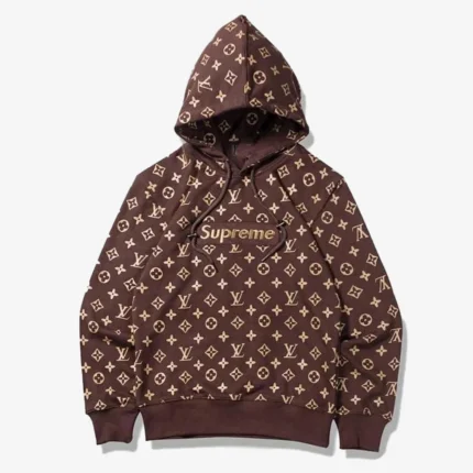 louis Vuitton x Supreme Logo hoodie