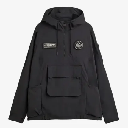 2025 Adidas SPZL FC Smock Black Jacket For Unisex