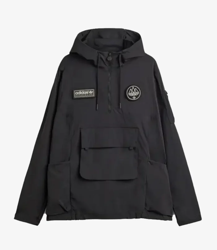 2025 Adidas SPZL FC Smock Black Jacket For Unisex