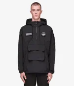 Unisex 2025 Adidas SPZL FC Smock Black Jacket