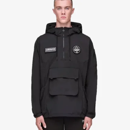 Unisex 2025 Adidas SPZL FC Smock Black Jacket