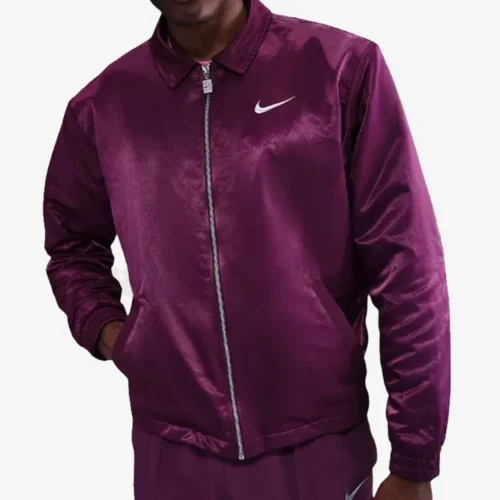 2025 US Open Carlos Alcaraz Nike Purple Zipper Jacket For Unisex