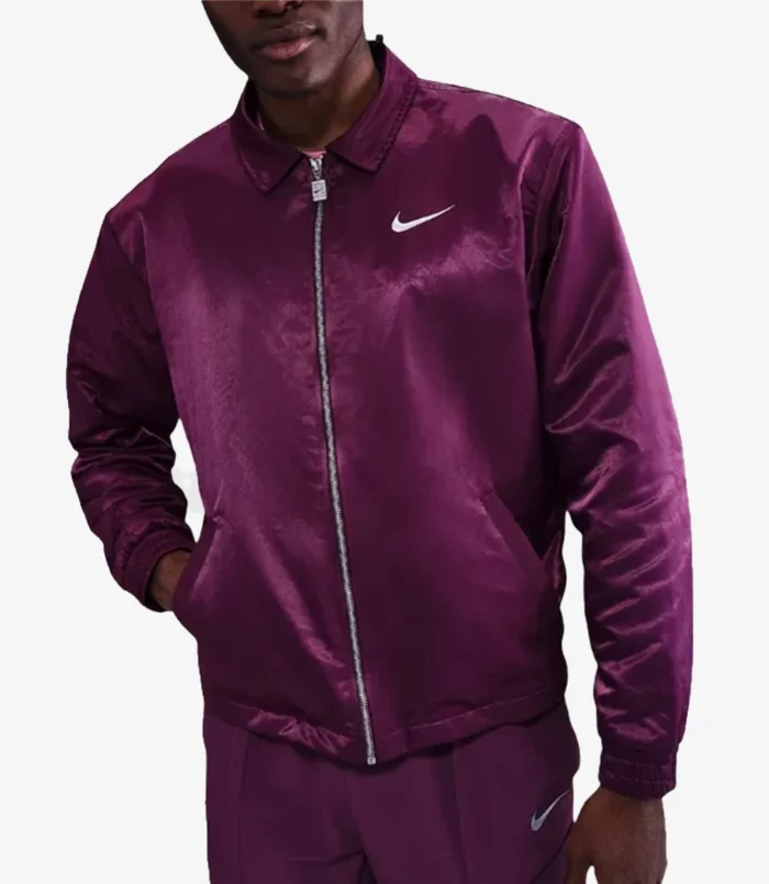 2025 US Open Carlos Alcaraz Nike Purple Zipper Jacket For Unisex
