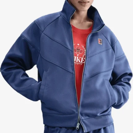 Unisex 2025 US Open Nike Court Heritage Windrunner Cropped Jacket