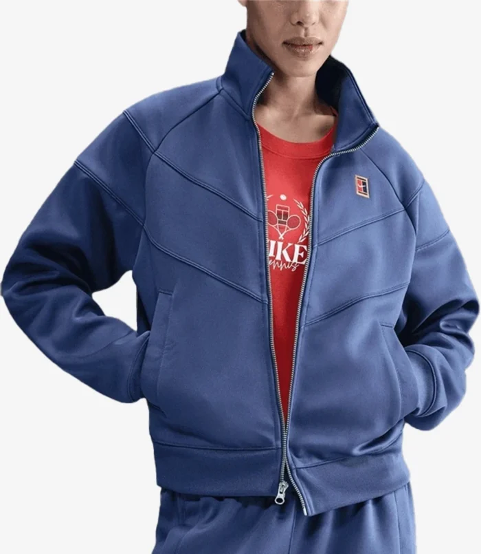 Unisex 2025 US Open Nike Court Heritage Windrunner Cropped Jacket