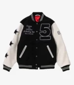 A BATHING APE X Comme Des Garcons Osaka Varsity Jacket For Unisex