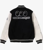 Unisex A BATHING APE X Comme Des Garcons Osaka Varsity Jacket