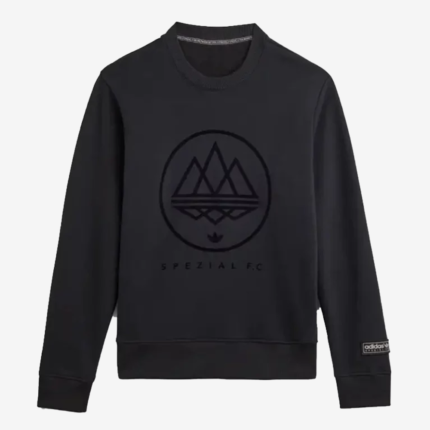 Unisex Adidas Spezial FC Crewneck Black Sweatshirt