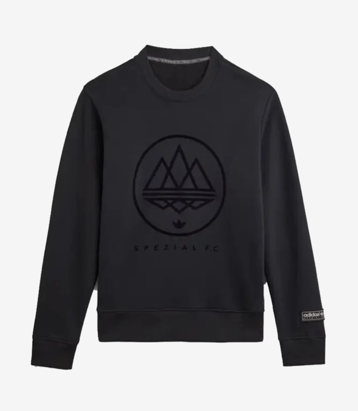 Unisex Adidas Spezial FC Crewneck Black Sweatshirt