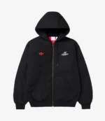 Unisex Adidas X 100 Thieves Black Hooded Jacket