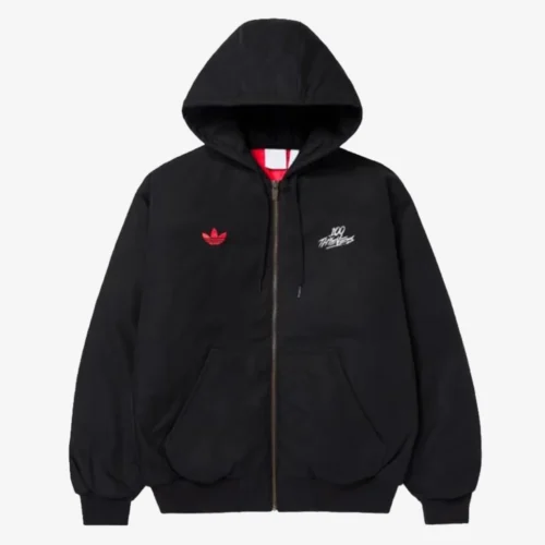 Unisex Adidas X 100 Thieves Black Hooded Jacket