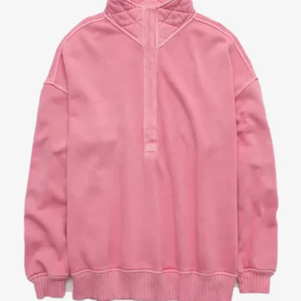 American Eagle X Aerie Oh Snap! Pink Sweatshirt