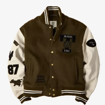 American Eagles x Tru Kolors Varsity Bomber Jacket For Unisex