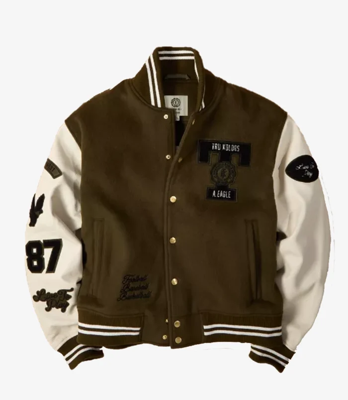 American Eagles x Tru Kolors Varsity Bomber Jacket For Unisex