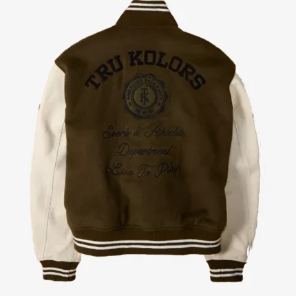 Unisex American Eagles x Tru Kolors Varsity Bomber Jacket