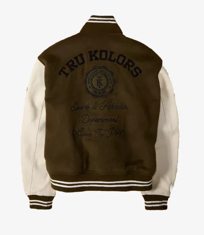 Unisex American Eagles x Tru Kolors Varsity Bomber Jacket