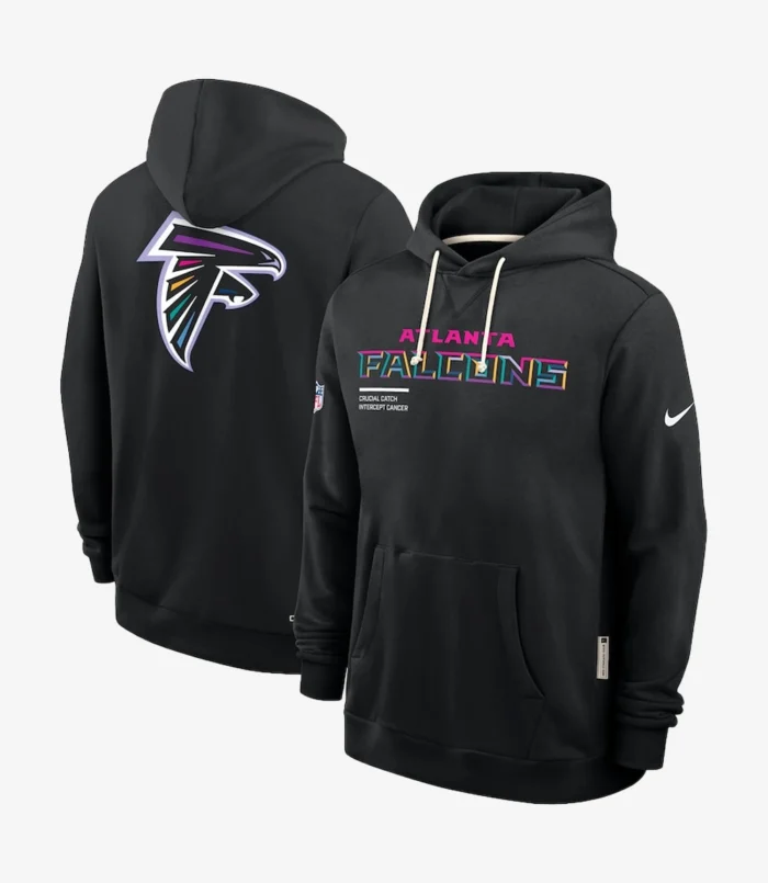 Unisex Atlanta Falcons Nike 2025 Crucial Catch Sideline Hoodie