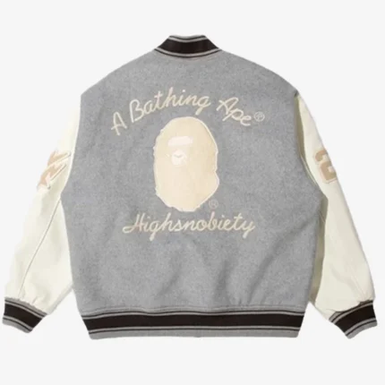 BAPE X Highsnobiety Varsity Jacket For Unisex