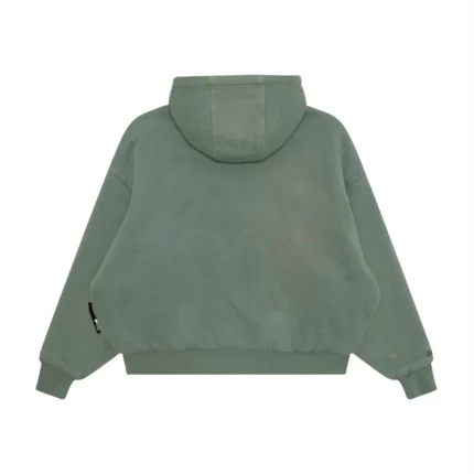 Unisex Bape x AAPEUNVS Zip Up Khaki Fleece Hoodie