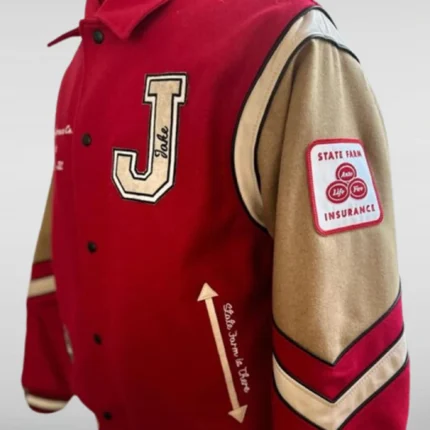 Baseball Player Jake From State Farm Varsity Jacket For Unisex