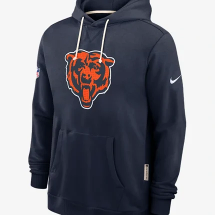 Unisex Ben Johnson Chicago Bears Nike 2025 Sideline Initial Home Hoodie