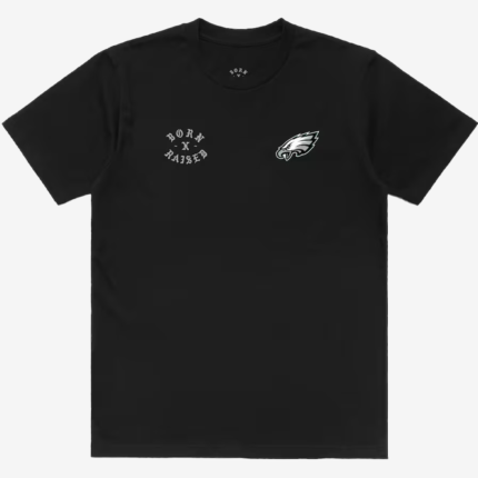 Unisex Born x Raised Black Philadelphia Eagles T-Shirt