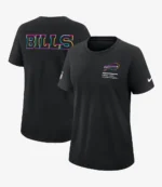 Buffalo Bills Nike 2025 Black Crucial Catch T-shirt For Unisex