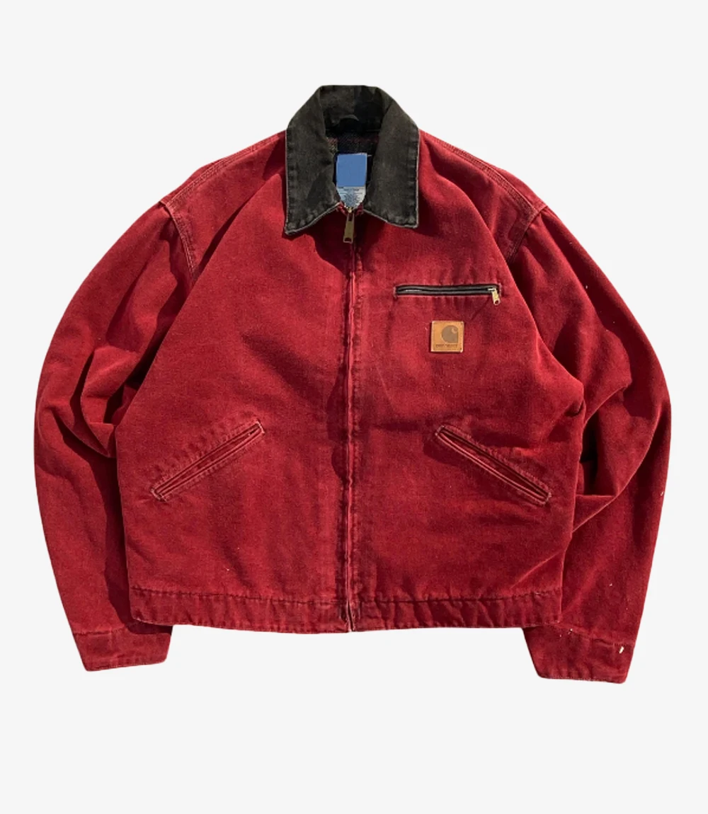 Carhartt J97 CRI Detroit Red Jacket Carhartt J97 CRI Detroit Red Jacket For Unisex