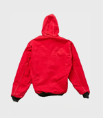 Carhartt Red Hooded Bomber Jacket 2