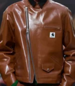 Carhartt WIP x Sacai FW25 Leather Jacket