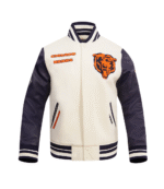 Chicago Bears Retro Classic Wool Varsity Jacket1