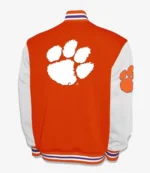 Clemson Tigers Franchise Club Varsity Full-Snap Orange Jacket