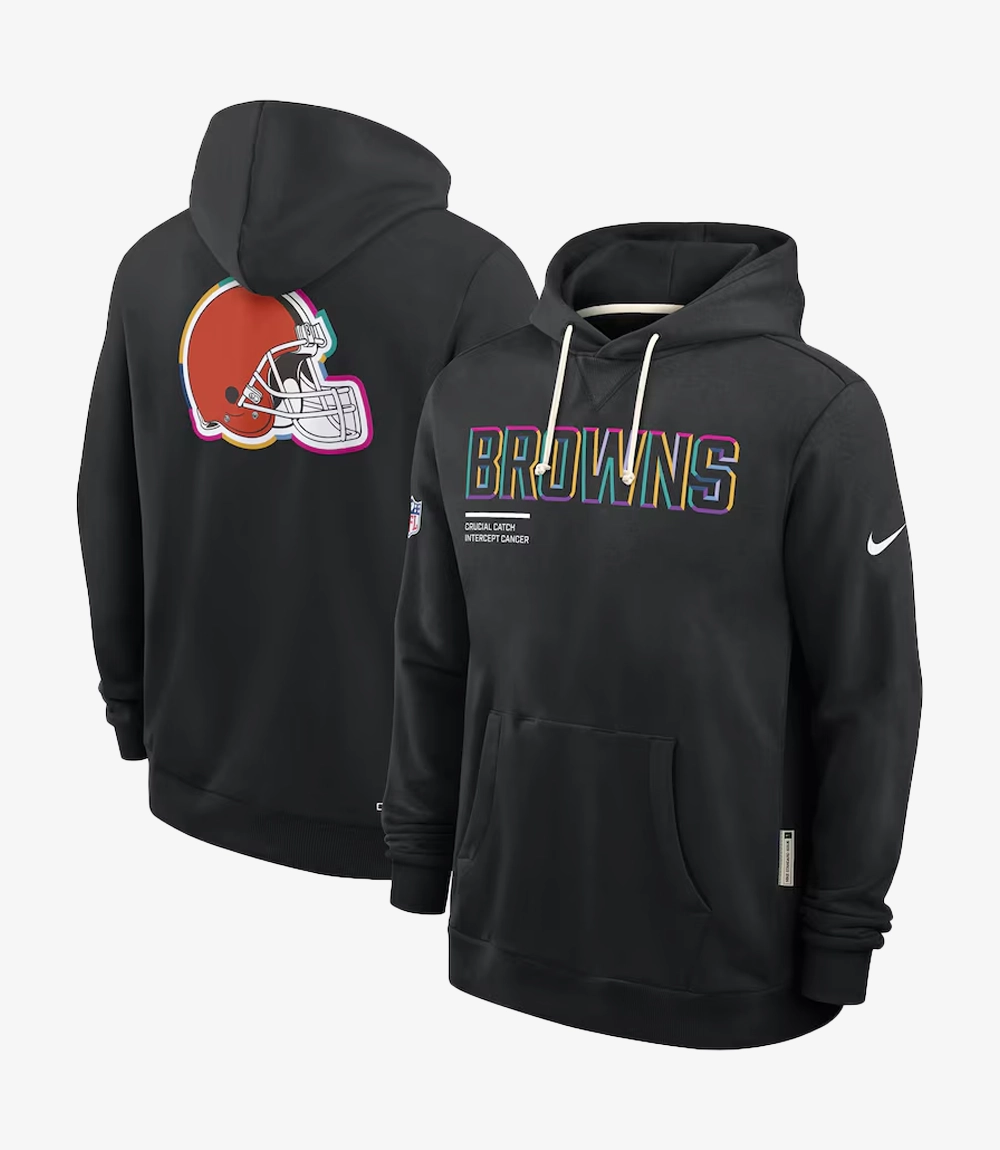 Cleveland Browns Nike 2025 Crucial Catch Sideline Hoodie Cleveland Browns Nike 2025 Crucial Catch Sideline Hoodie For Unisex