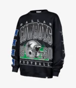 Unisex Dallas Cowboys '47 Navy Go Big Oversized Pullover Sweatshirt