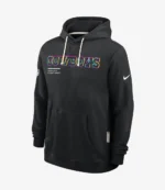 Dallas Cowboys Nike Black 2025 NFL Crucial Catch Sideline Standard Issue Dri-FIT Hoodie