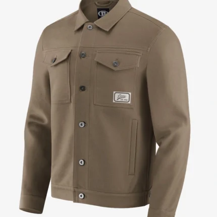 Unisex Detroit Lions NFL x Darius Rucker Collection by Fanatics Trucker Full-Snap Jacket