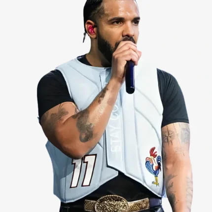 Unisex Drake Wireless Festival 2025 Stay Cocky Blue Vest
