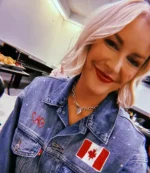 Unisex Elite Wrestling All Out 2025 Toronto, Ontario Renee Paquette Canada Blue Denim Jacket