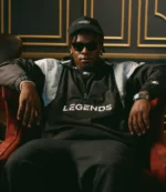 Unisex Future Legends Starter Windbreaker Half-Zip Jacket Black