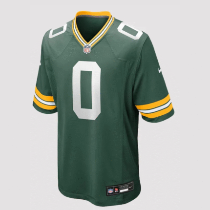 Green Bay Packers Matthew Golden Green Jersey2
