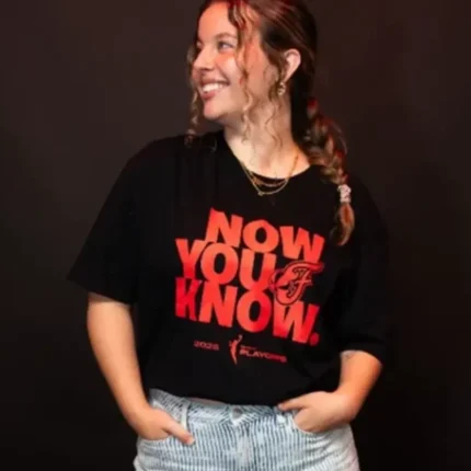 Indiana Fever 2025 WNBA Now You Know Playoff Black T-Shirt