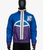 Johnny Cage Game Mortal Kombat 11 Blue Leather Jacket For Unisex