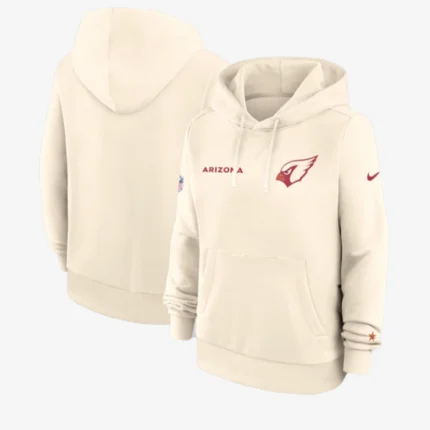 Jonathan Gannon Arizona Cardinals Nike Natural 2025 Rivalries Collection Standard Issue Sideline Hoodie For Unisex