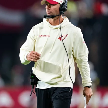 Unisex Jonathan Gannon Arizona Cardinals Nike Natural 2025 Rivalries Collection Standard Issue Sideline Hoodie