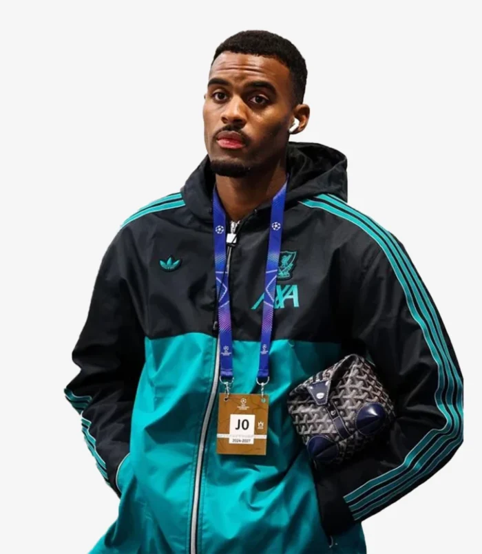 Unisex LFC Adidas 2025 Icon Hooded Parka Green & Black Jacket